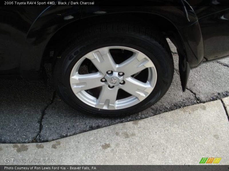Black / Dark Charcoal 2006 Toyota RAV4 Sport 4WD
