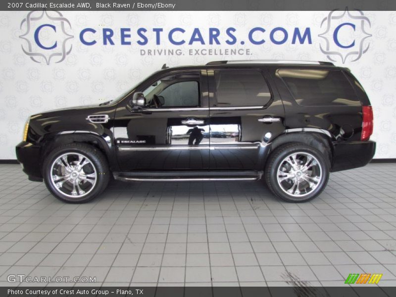 Black Raven / Ebony/Ebony 2007 Cadillac Escalade AWD