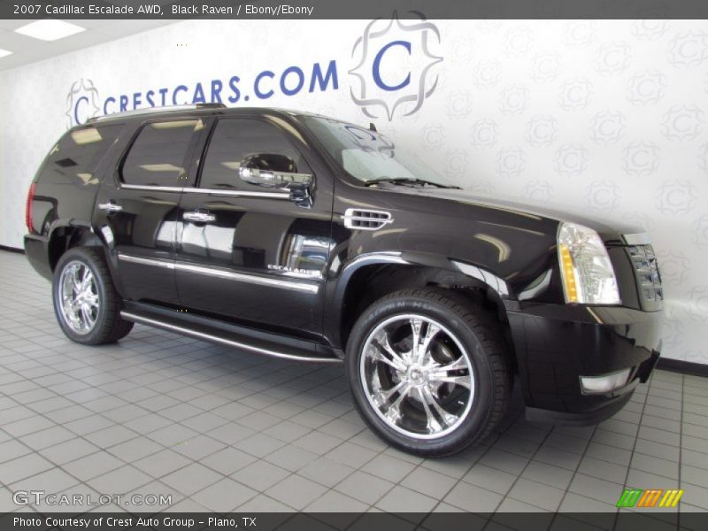 Black Raven / Ebony/Ebony 2007 Cadillac Escalade AWD