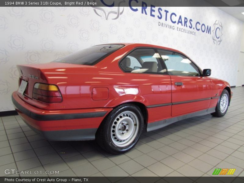 Bright Red / Beige 1994 BMW 3 Series 318i Coupe