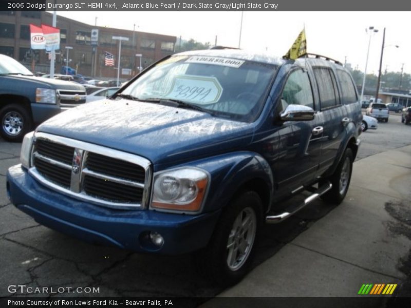 Atlantic Blue Pearl / Dark Slate Gray/Light Slate Gray 2006 Dodge Durango SLT HEMI 4x4