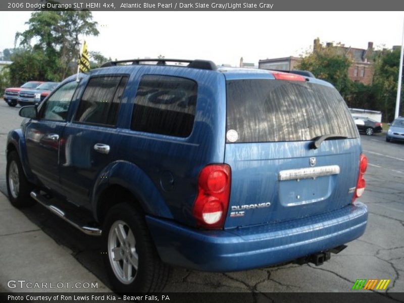 Atlantic Blue Pearl / Dark Slate Gray/Light Slate Gray 2006 Dodge Durango SLT HEMI 4x4