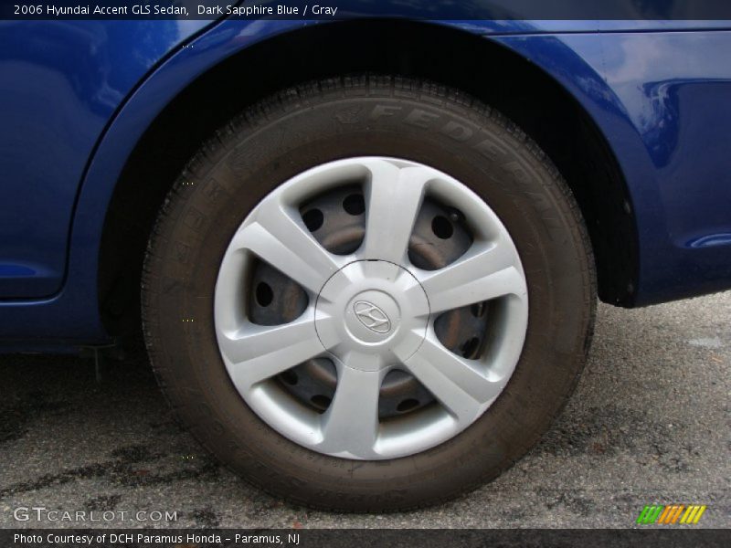 Dark Sapphire Blue / Gray 2006 Hyundai Accent GLS Sedan