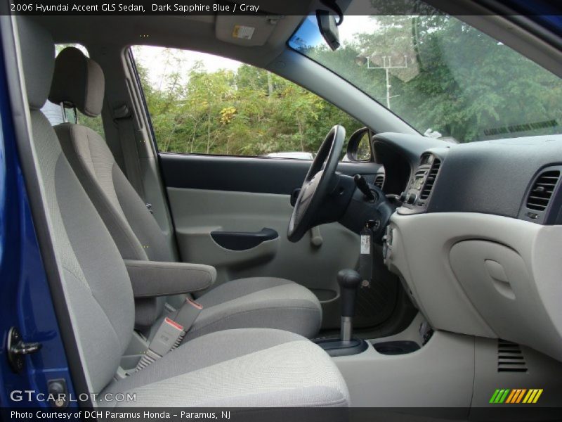 Dark Sapphire Blue / Gray 2006 Hyundai Accent GLS Sedan