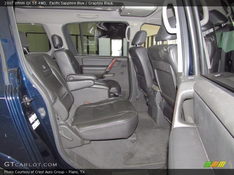 Pacific Sapphire Blue / Graphite Black 2007 Infiniti QX 56 4WD