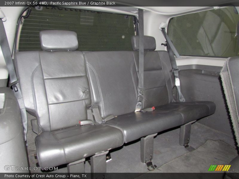 Pacific Sapphire Blue / Graphite Black 2007 Infiniti QX 56 4WD