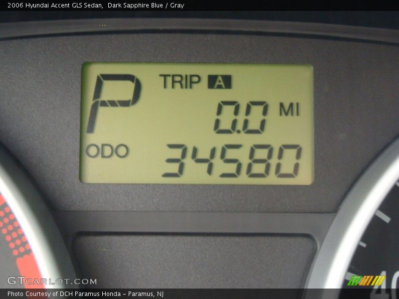 Dark Sapphire Blue / Gray 2006 Hyundai Accent GLS Sedan