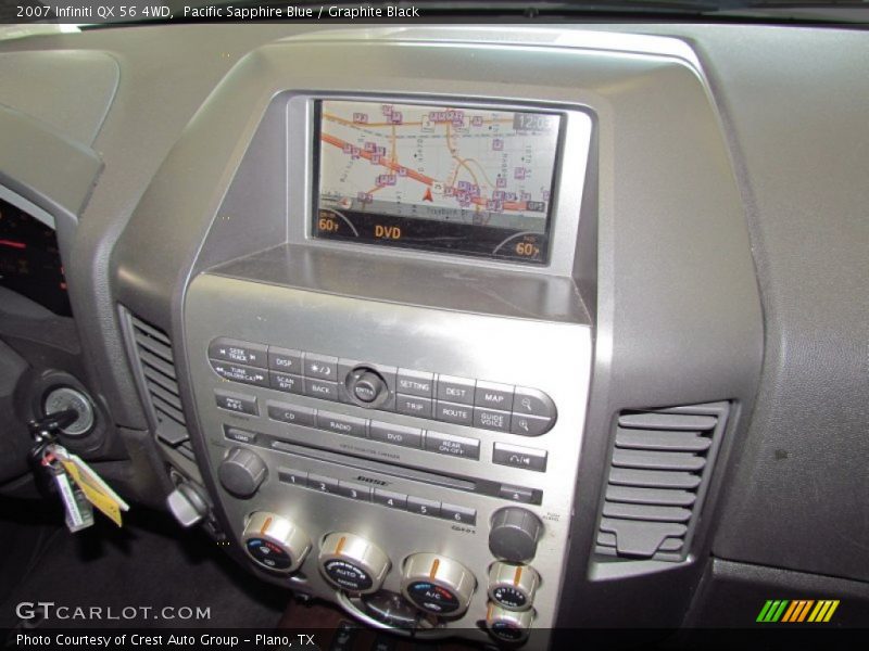Pacific Sapphire Blue / Graphite Black 2007 Infiniti QX 56 4WD