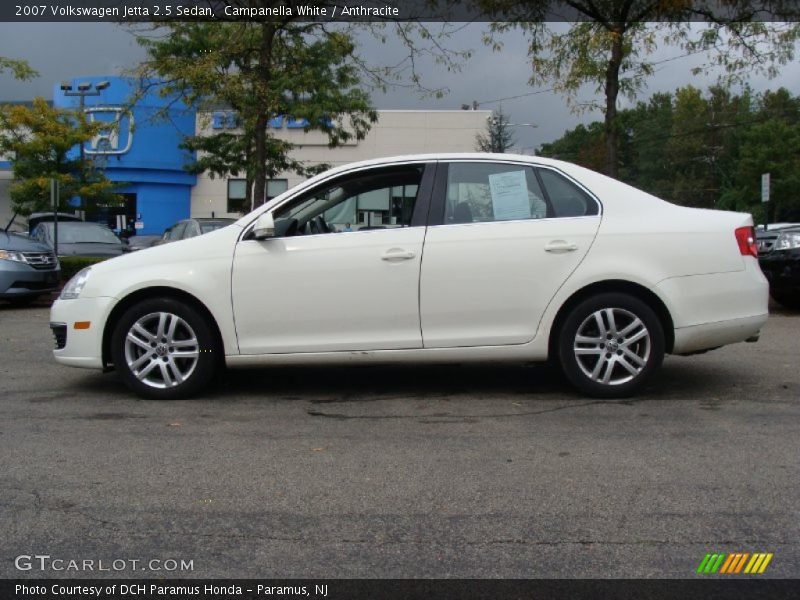 Campanella White / Anthracite 2007 Volkswagen Jetta 2.5 Sedan