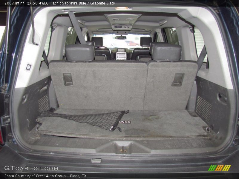 Pacific Sapphire Blue / Graphite Black 2007 Infiniti QX 56 4WD