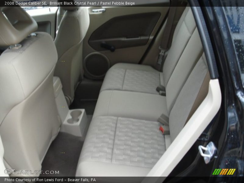 Brilliant Black Crystal Pearl / Pastel Pebble Beige 2008 Dodge Caliber SE