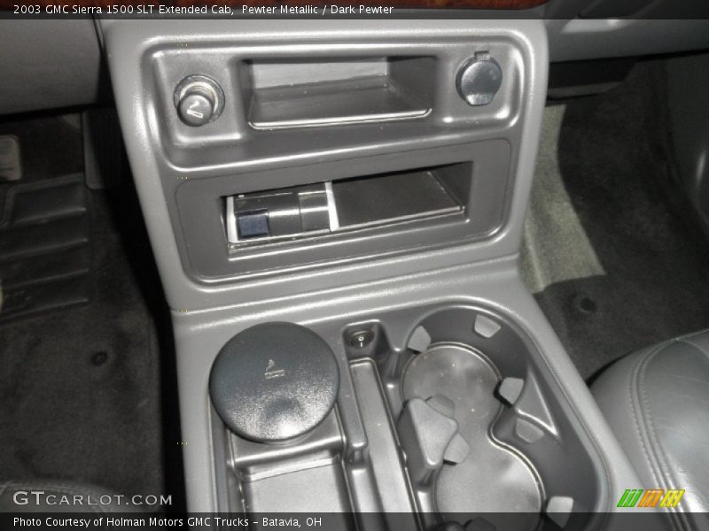 Pewter Metallic / Dark Pewter 2003 GMC Sierra 1500 SLT Extended Cab