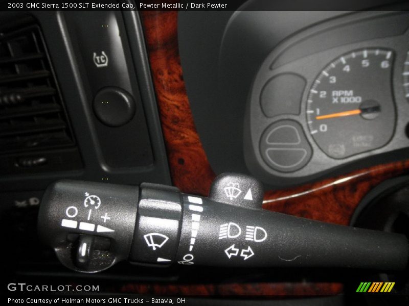 Pewter Metallic / Dark Pewter 2003 GMC Sierra 1500 SLT Extended Cab