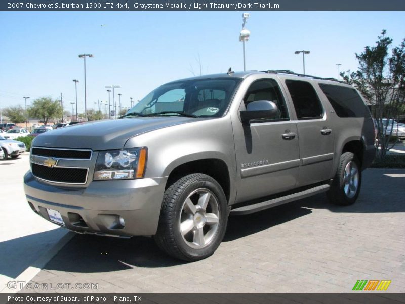 Graystone Metallic / Light Titanium/Dark Titanium 2007 Chevrolet Suburban 1500 LTZ 4x4