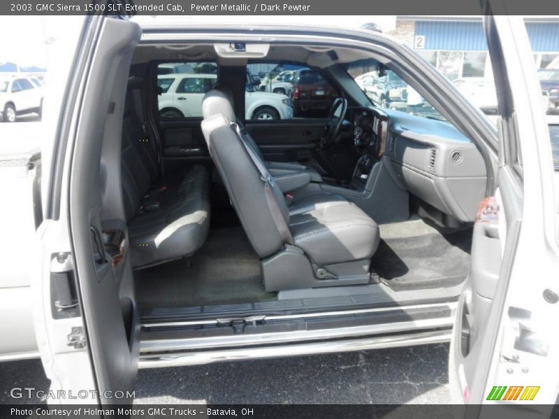 Pewter Metallic / Dark Pewter 2003 GMC Sierra 1500 SLT Extended Cab