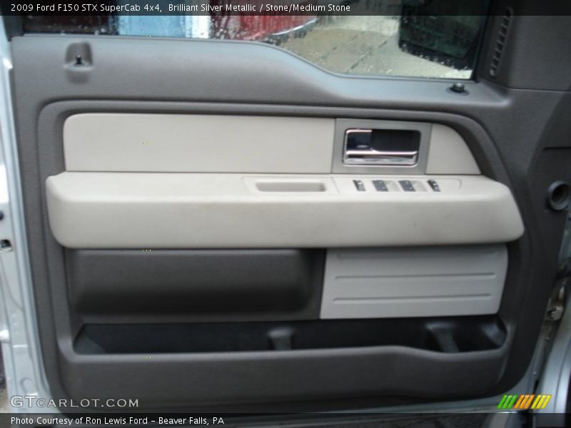 Brilliant Silver Metallic / Stone/Medium Stone 2009 Ford F150 STX SuperCab 4x4
