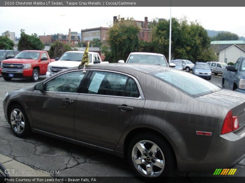 Taupe Gray Metallic / Cocoa/Cashmere 2010 Chevrolet Malibu LT Sedan