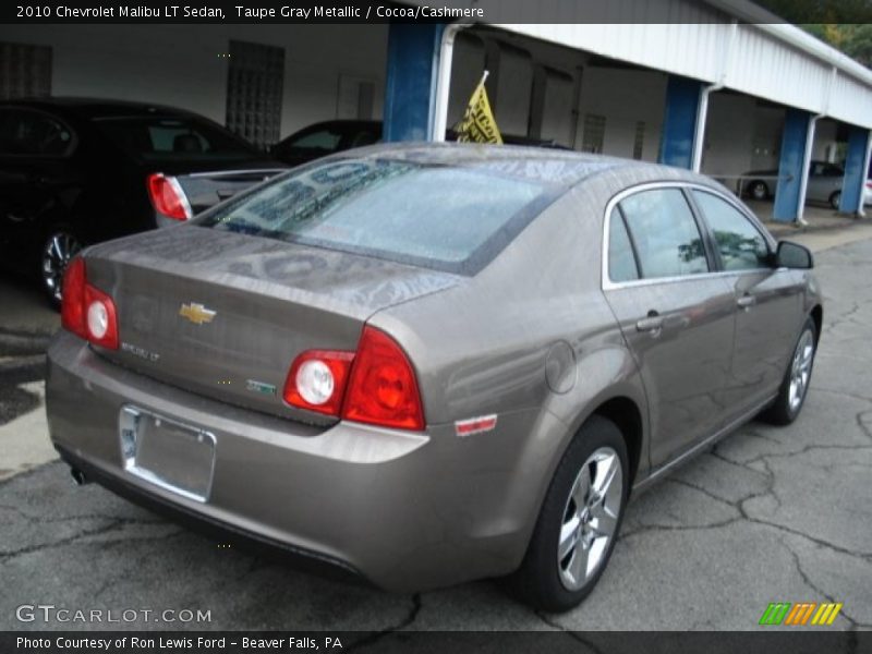 Taupe Gray Metallic / Cocoa/Cashmere 2010 Chevrolet Malibu LT Sedan
