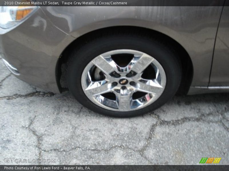 Taupe Gray Metallic / Cocoa/Cashmere 2010 Chevrolet Malibu LT Sedan