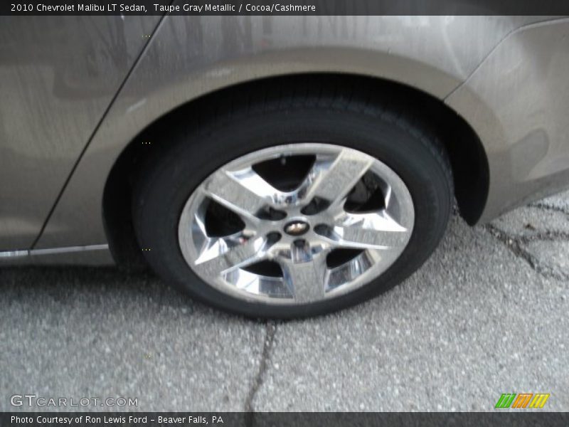 Taupe Gray Metallic / Cocoa/Cashmere 2010 Chevrolet Malibu LT Sedan