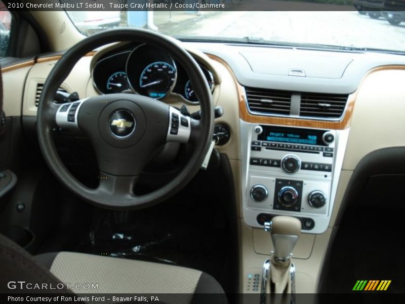 Taupe Gray Metallic / Cocoa/Cashmere 2010 Chevrolet Malibu LT Sedan