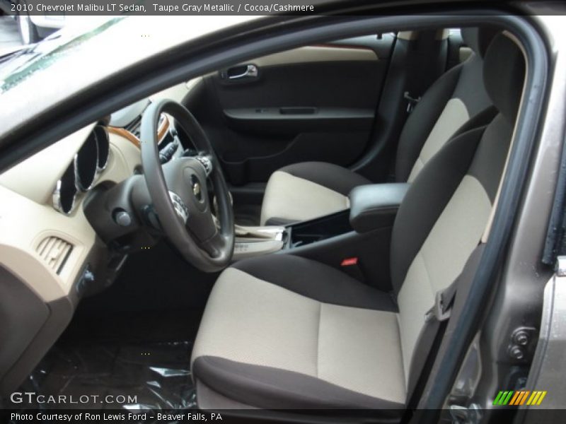 Taupe Gray Metallic / Cocoa/Cashmere 2010 Chevrolet Malibu LT Sedan