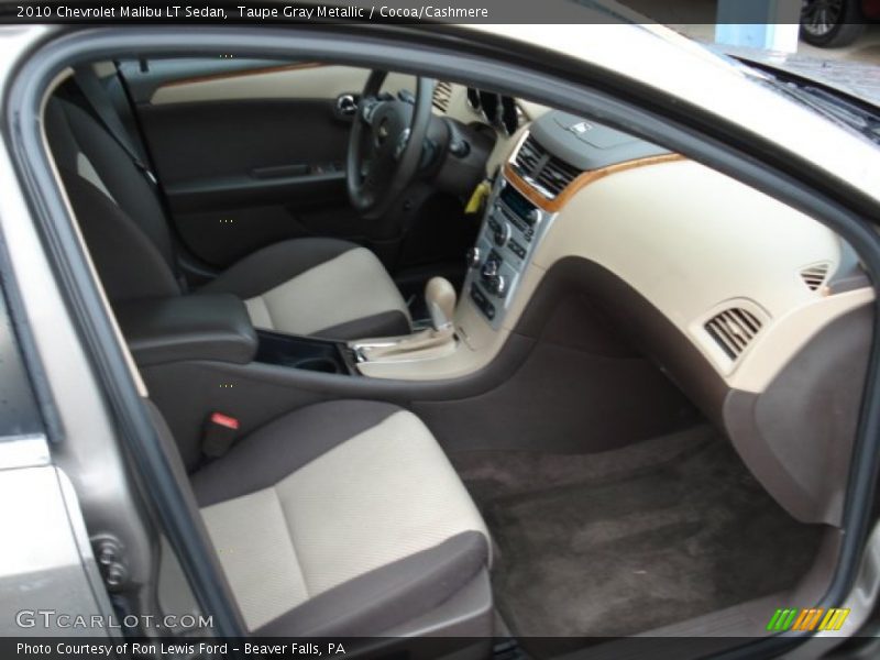 Taupe Gray Metallic / Cocoa/Cashmere 2010 Chevrolet Malibu LT Sedan