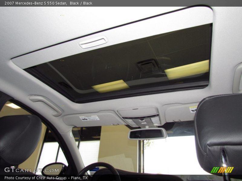 Black / Black 2007 Mercedes-Benz S 550 Sedan