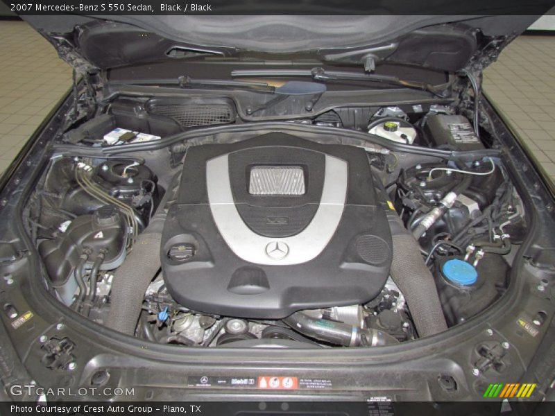 Black / Black 2007 Mercedes-Benz S 550 Sedan