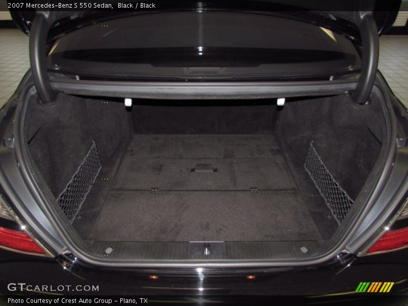 Black / Black 2007 Mercedes-Benz S 550 Sedan