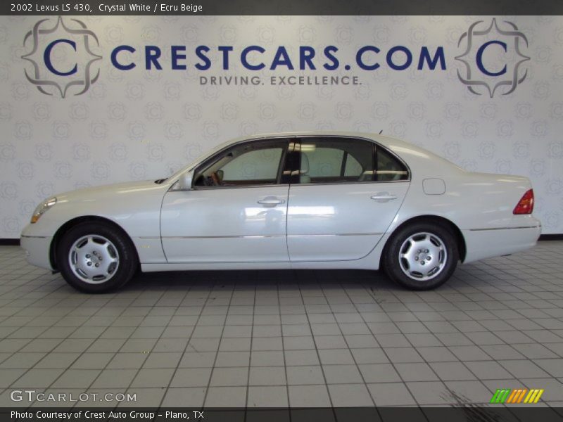Crystal White / Ecru Beige 2002 Lexus LS 430