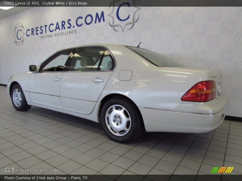 Crystal White / Ecru Beige 2002 Lexus LS 430