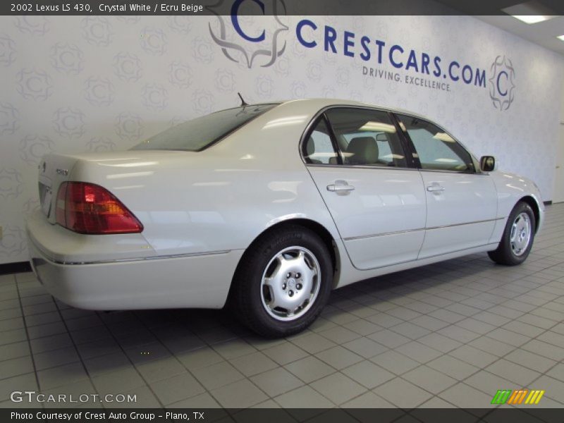 Crystal White / Ecru Beige 2002 Lexus LS 430