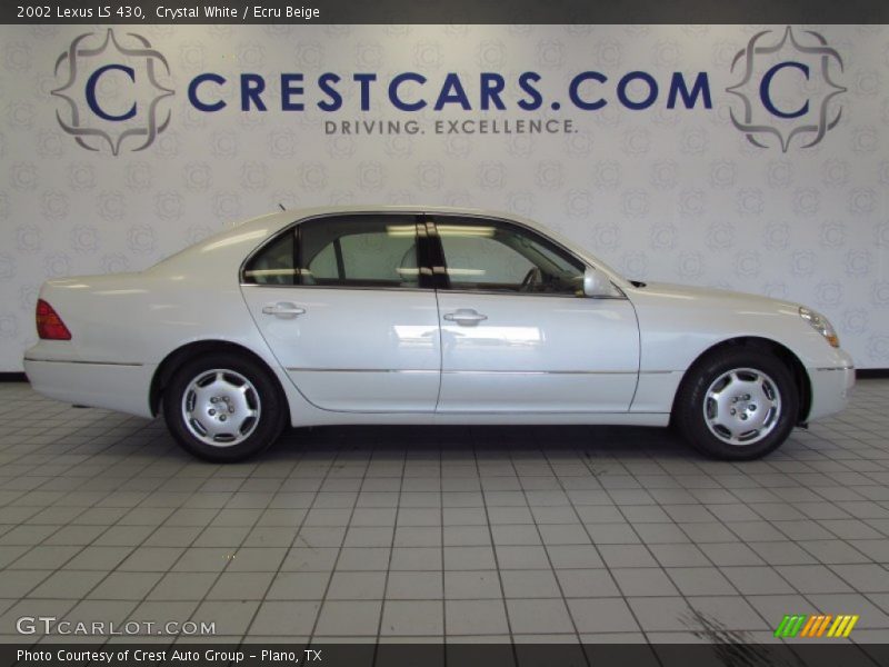 Crystal White / Ecru Beige 2002 Lexus LS 430