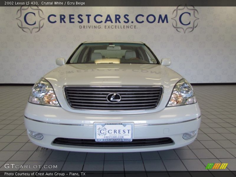 Crystal White / Ecru Beige 2002 Lexus LS 430