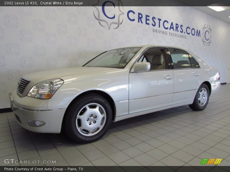 Crystal White / Ecru Beige 2002 Lexus LS 430