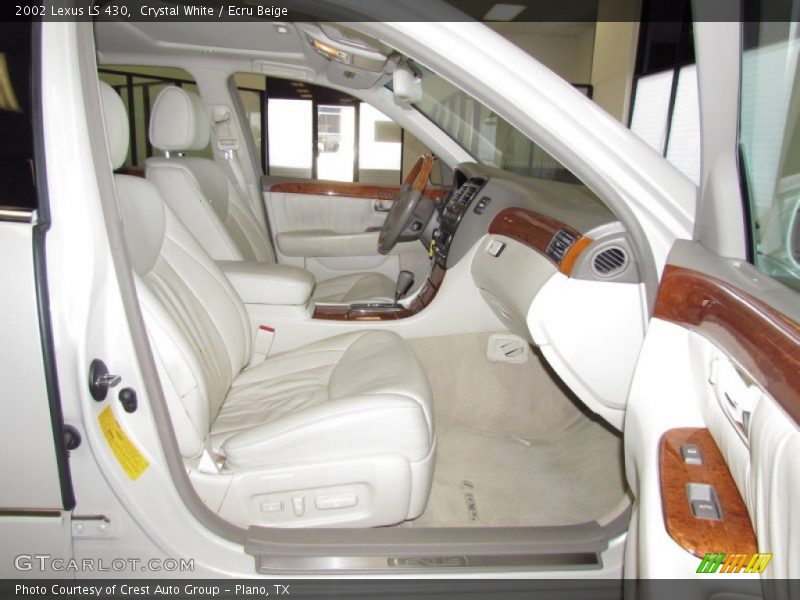 Crystal White / Ecru Beige 2002 Lexus LS 430