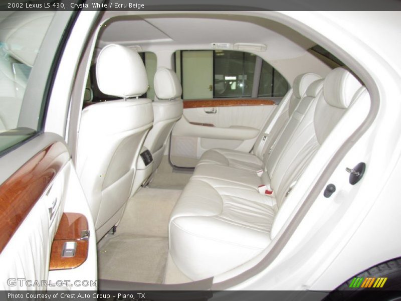 Crystal White / Ecru Beige 2002 Lexus LS 430