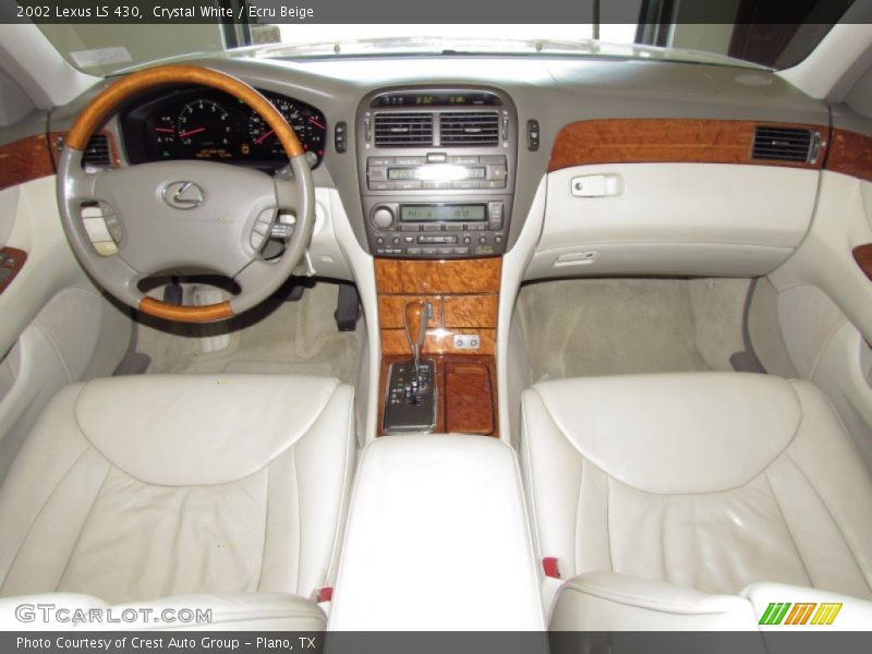 Crystal White / Ecru Beige 2002 Lexus LS 430