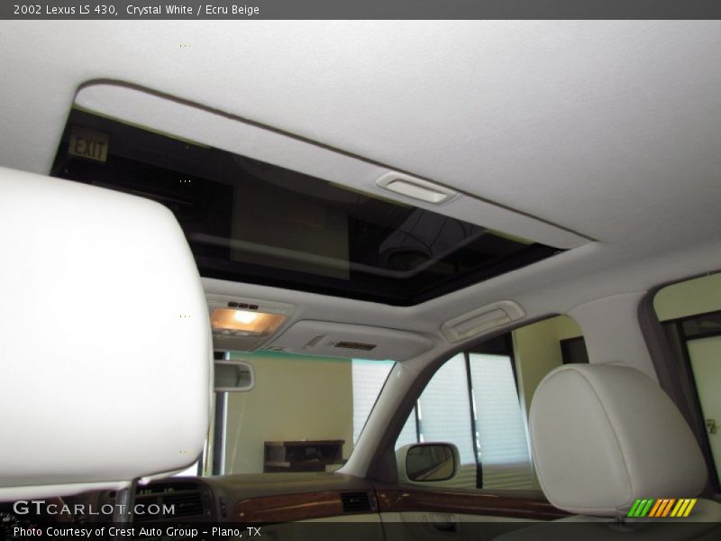 Crystal White / Ecru Beige 2002 Lexus LS 430