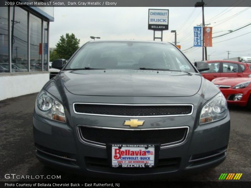 Dark Gray Metallic / Ebony 2009 Chevrolet Malibu LT Sedan