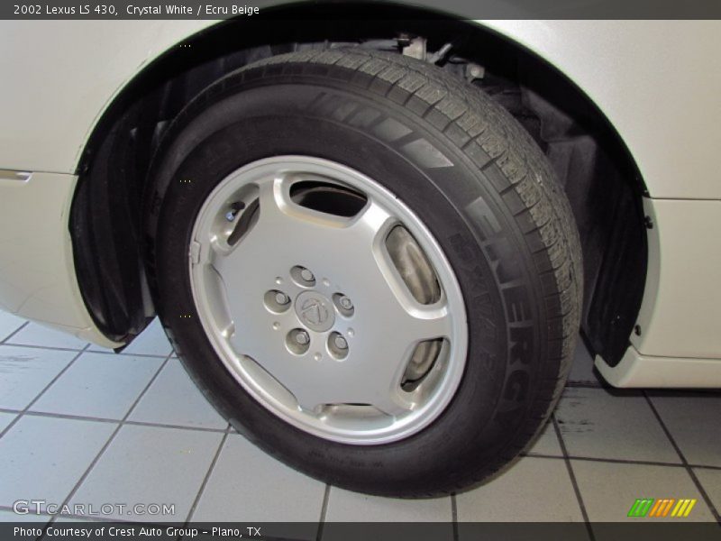 Crystal White / Ecru Beige 2002 Lexus LS 430