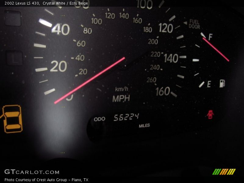 Crystal White / Ecru Beige 2002 Lexus LS 430