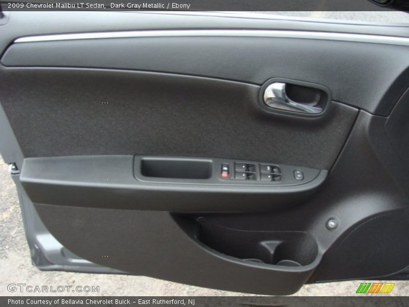 Dark Gray Metallic / Ebony 2009 Chevrolet Malibu LT Sedan