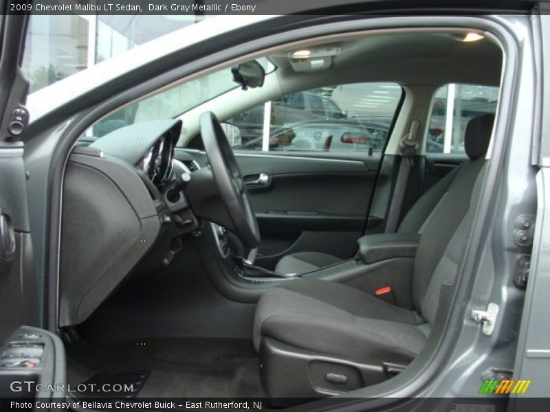 Dark Gray Metallic / Ebony 2009 Chevrolet Malibu LT Sedan