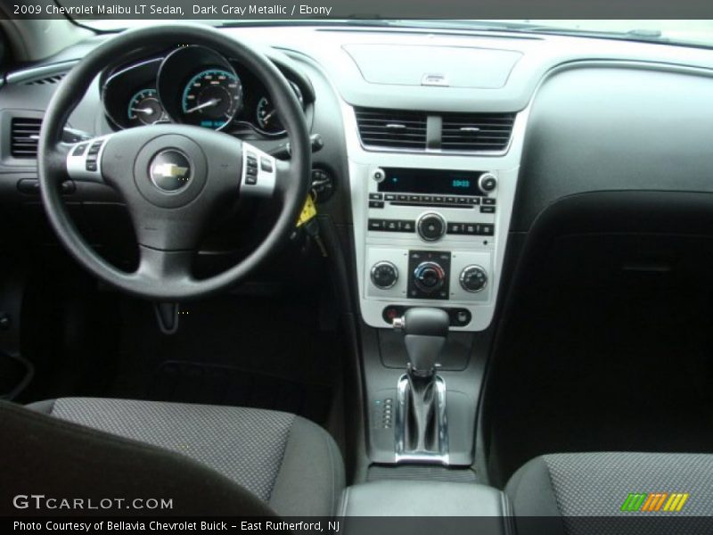 Dark Gray Metallic / Ebony 2009 Chevrolet Malibu LT Sedan