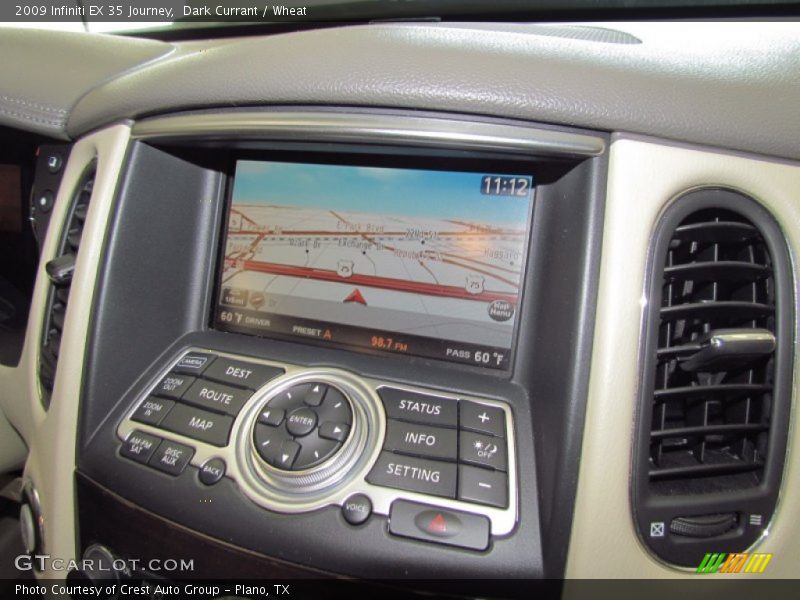 Dark Currant / Wheat 2009 Infiniti EX 35 Journey