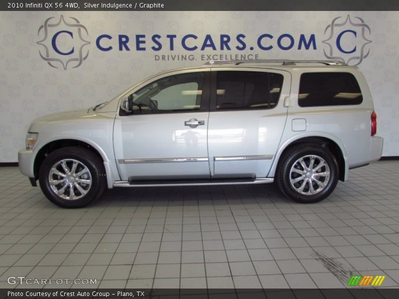 Silver Indulgence / Graphite 2010 Infiniti QX 56 4WD