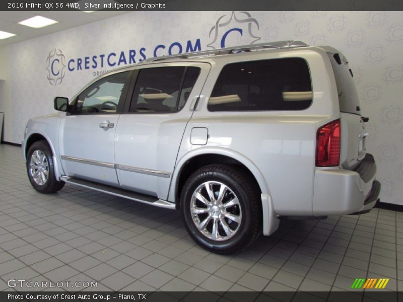Silver Indulgence / Graphite 2010 Infiniti QX 56 4WD