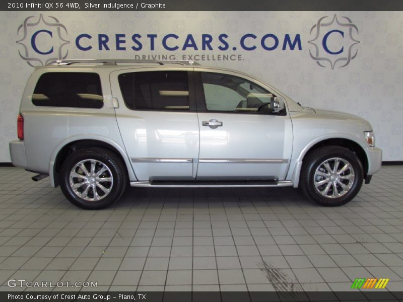 Silver Indulgence / Graphite 2010 Infiniti QX 56 4WD